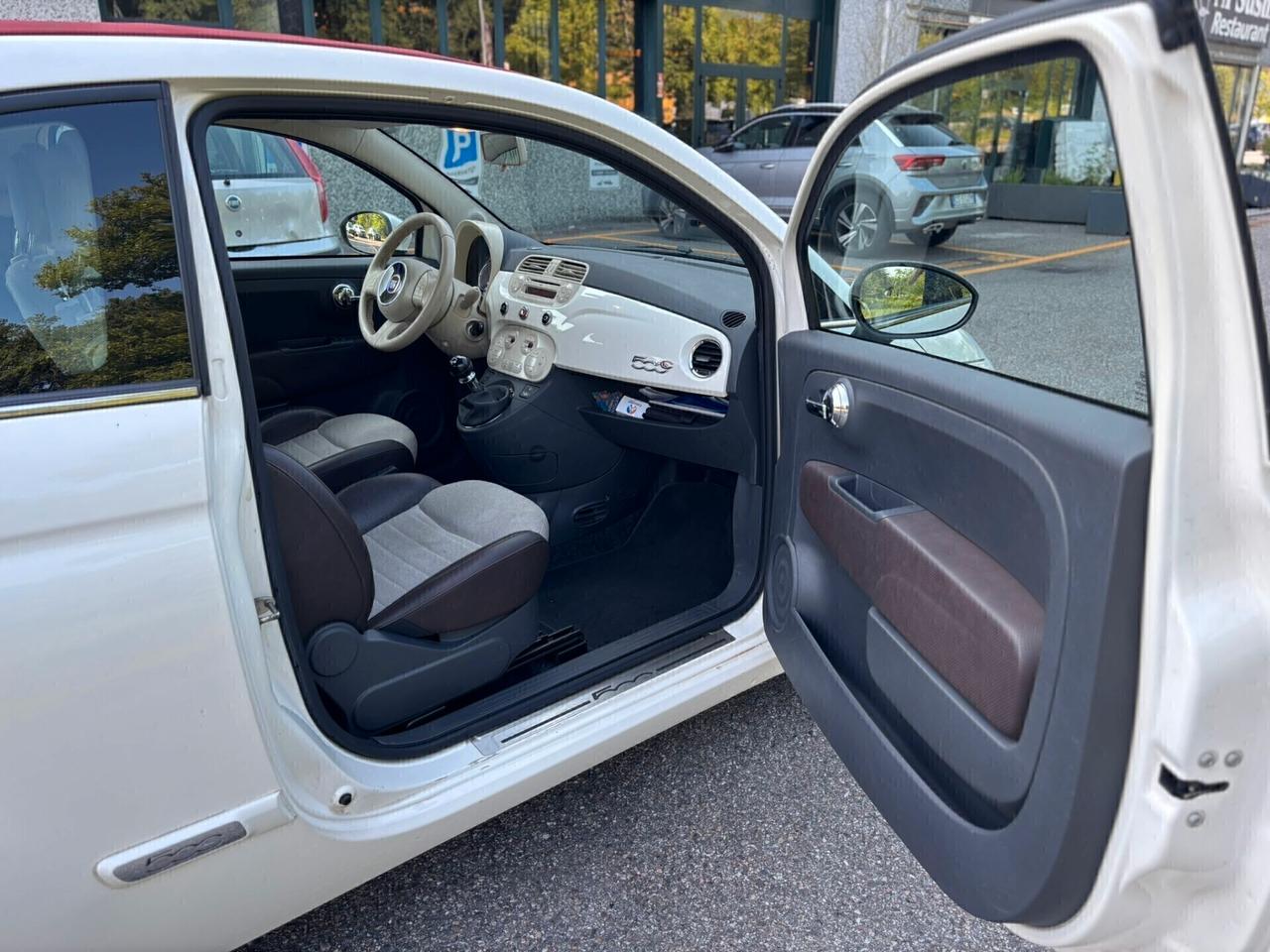 Fiat 500 C 1.2 Lounge*Neopatentati*Solo 75000km*