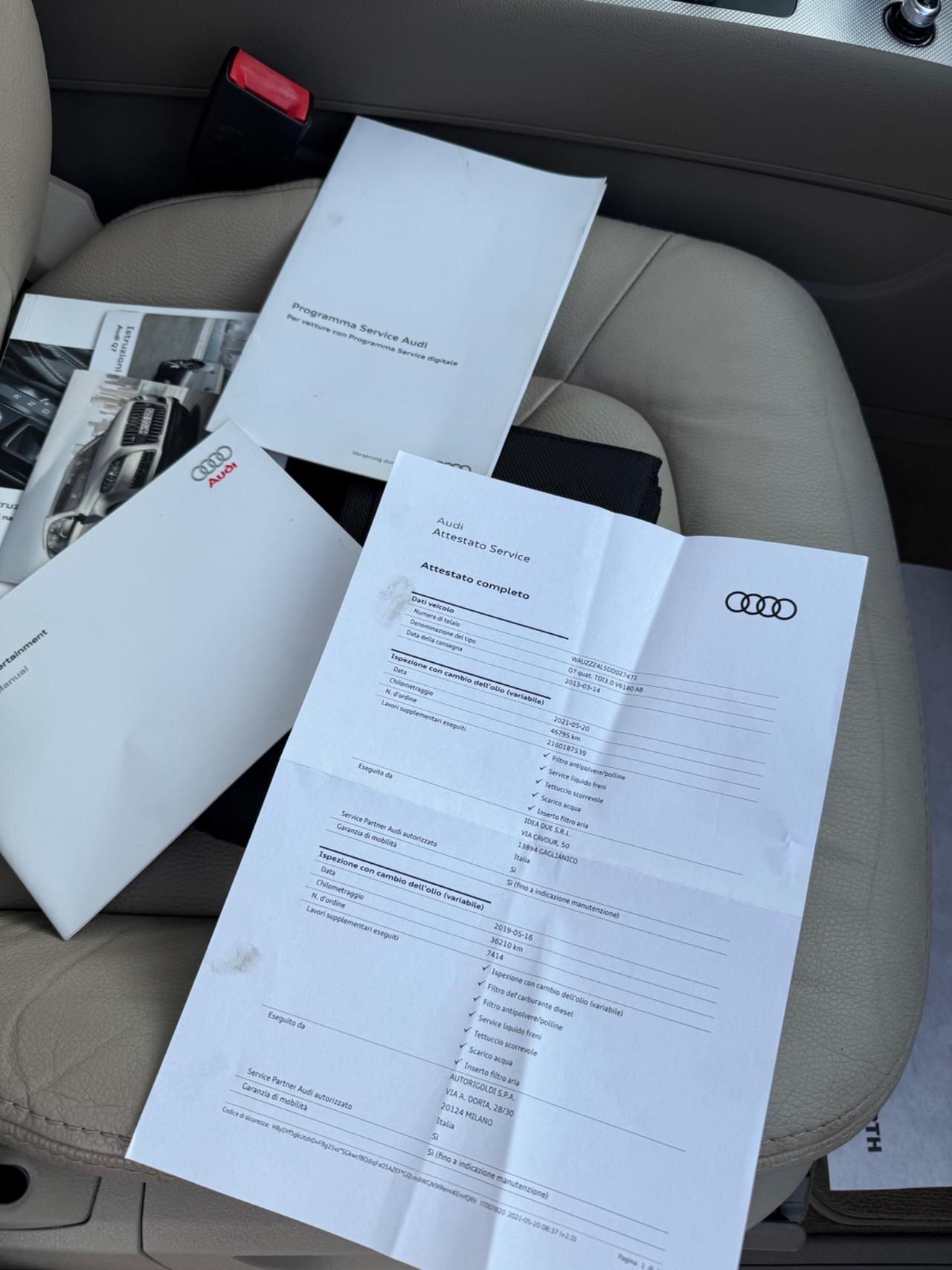 Audi Q7 3.0 V6 TDI 245 CV QUATTR0 7 POSTI