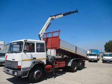 Iveco 175-24 3 ASSI GRU PM 8000/2S +RIBALTABILE TRILATER
