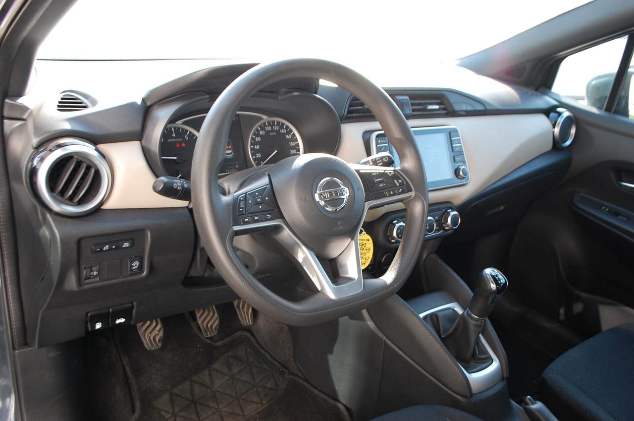 Nissan Micra 1.0 ig-t Acenta 92CV Uff Italy USB App Clima