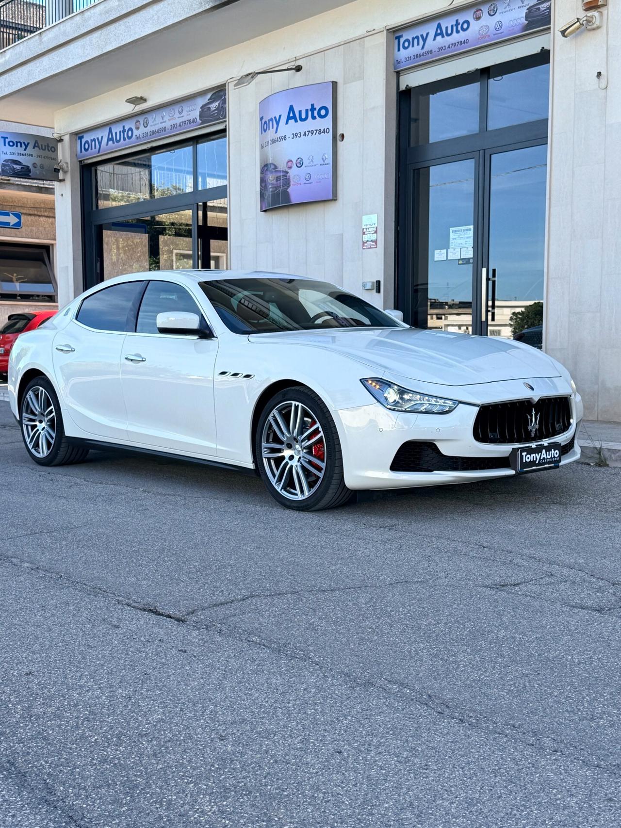Maserati Ghibli 3.0 V6 bt S Q4 410cv auto E6 TETTO APRIBILE,TELECAMERA,PELLE CARTIER,NAVI,km certificati
