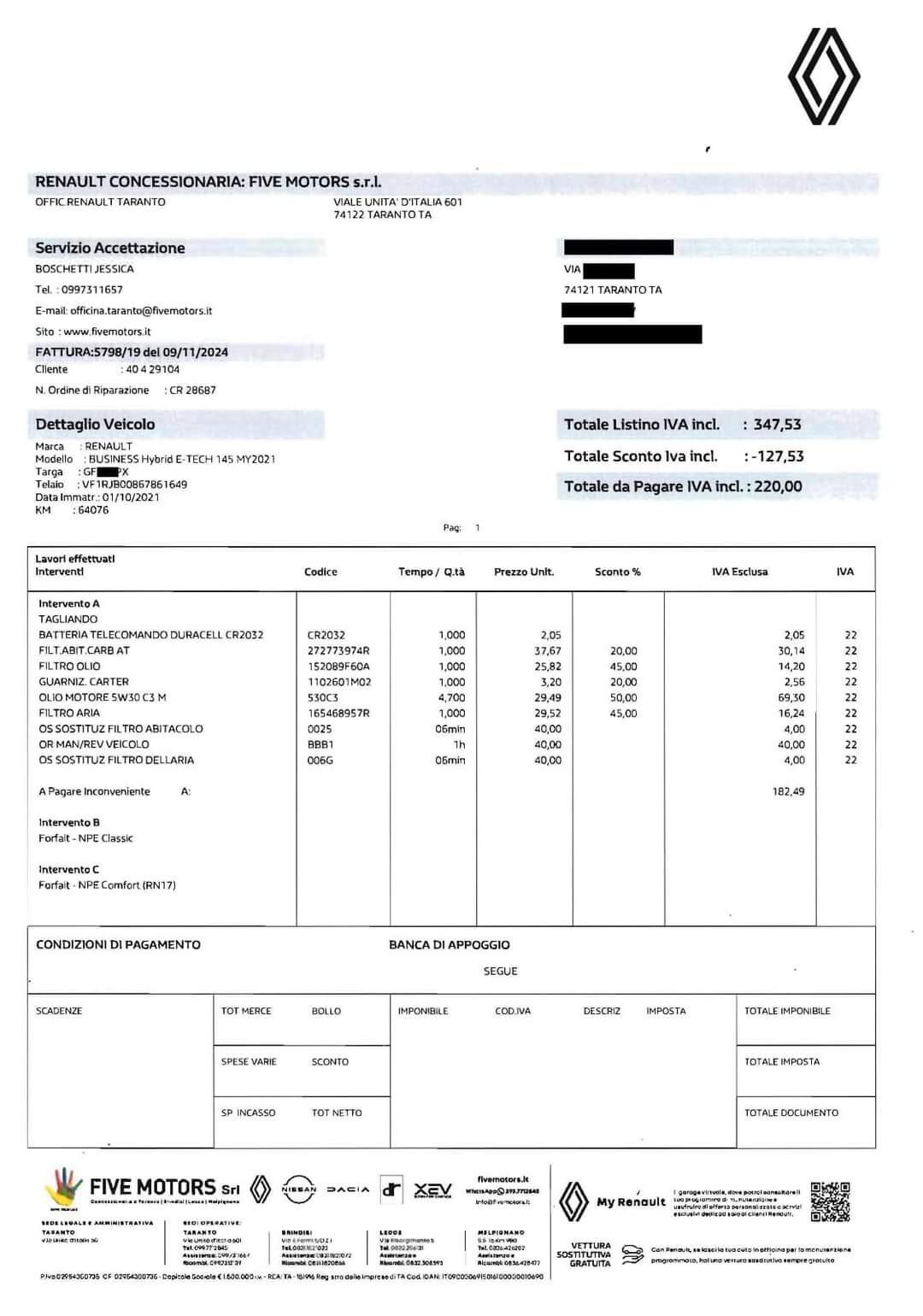 Renault Captur Full Hybrid ok Neopatentati E-Tech 145 CV Business