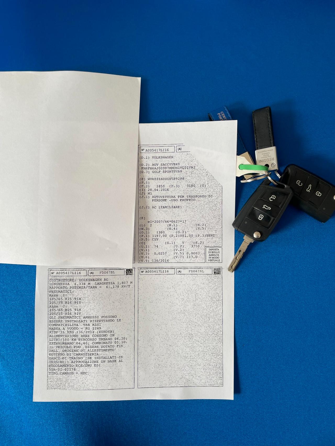 Volkswagen Golf Sportsvan 1.2 TSI 110CV Comfortline BlueMotion Tech.