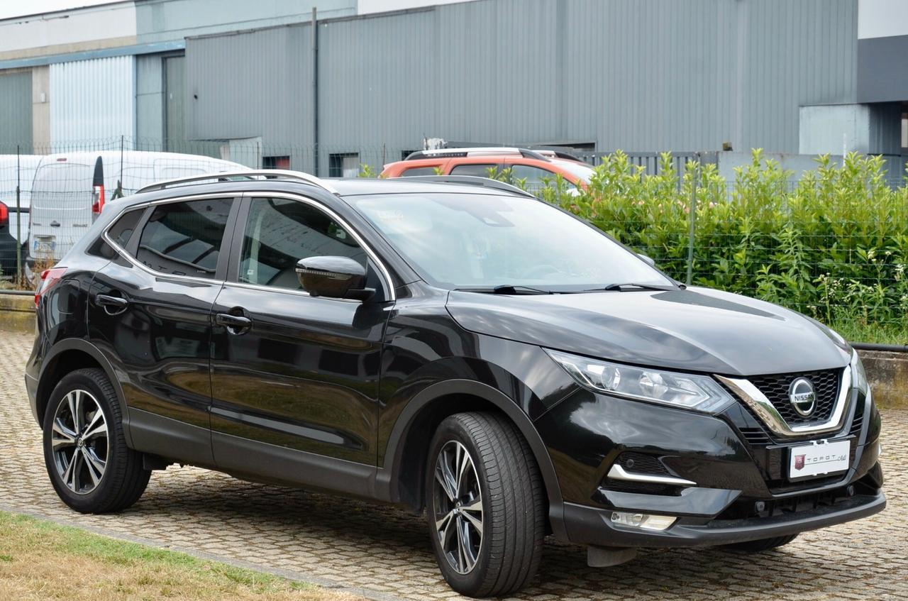 NISSAN QASHQAI 1.3 DIG-T N-CONNECTA 140cv, UNICOPROPRIETARIO, SERVICE NISSAN, EURO 6D, TETTO, NAVI, RETROCAMERA 360°, PERMUTE