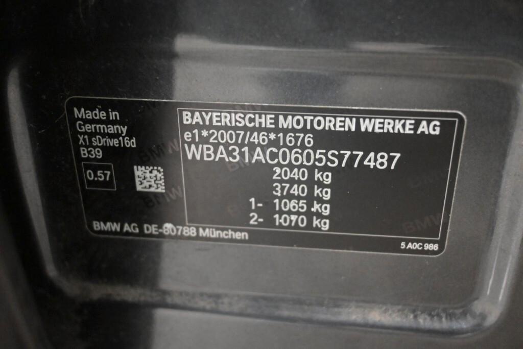 BMW X1 16D 115CV STEPTRONIC S-DRIVE BUSINESS ADVANTAGE ( CRUISE - TETTO PANORAMICO APR. - NAVI - PARK ASSISTANT )