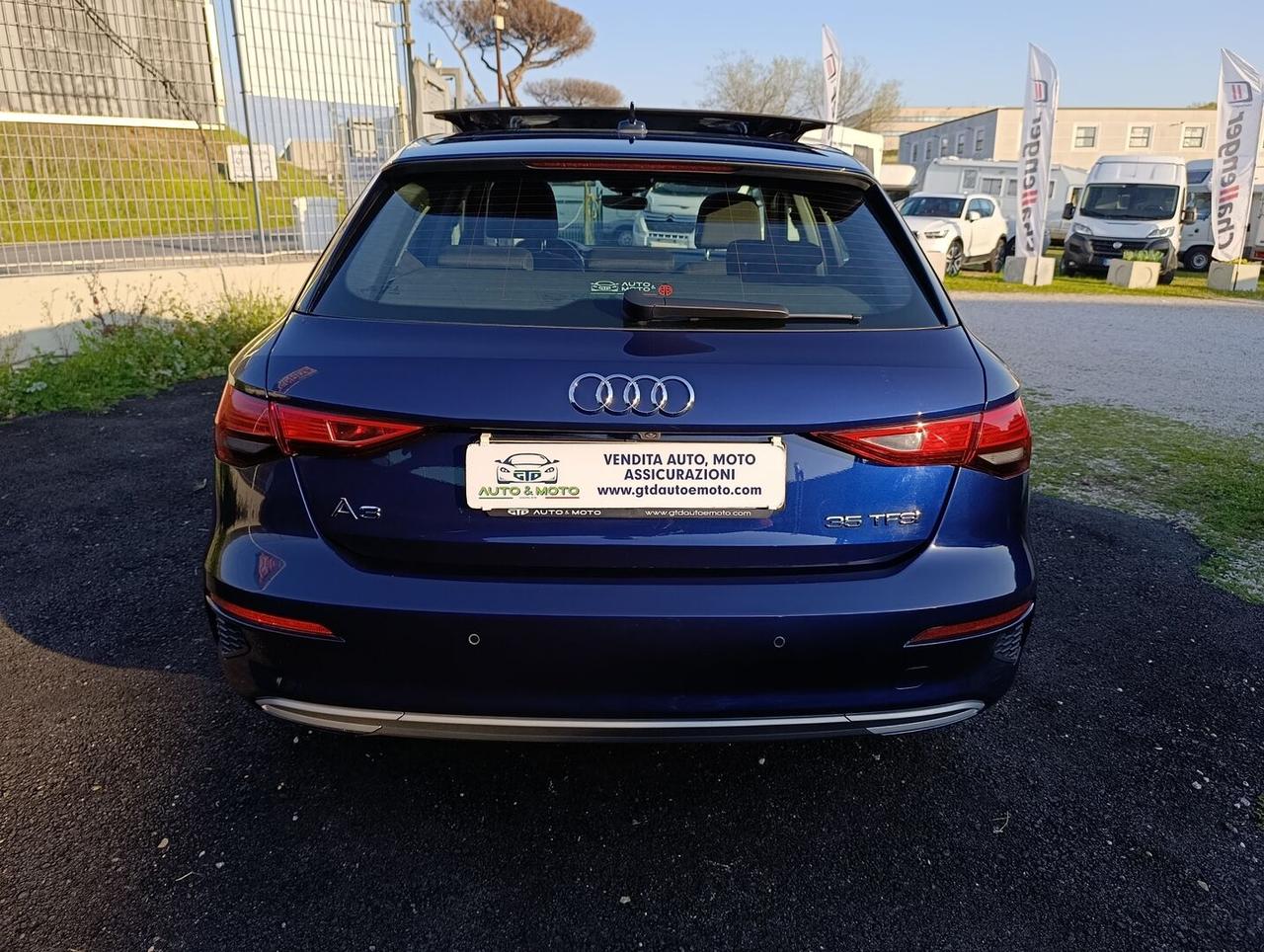 Audi A3 Sportback 35 1.5 tfsi s-tronic Tetto Apribile