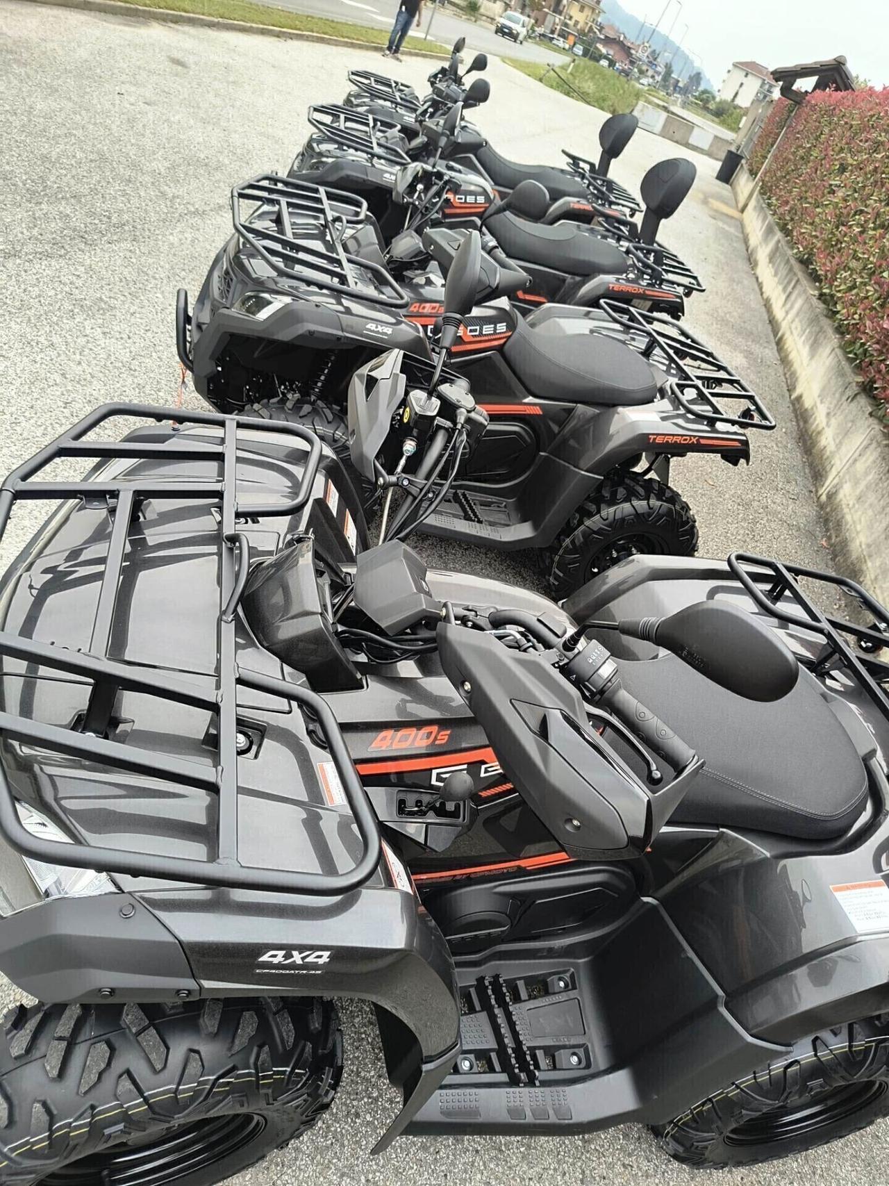 QUAD AGRICOLO TARGA GIALLA GOES 400 4X4 CON RIDOTTE