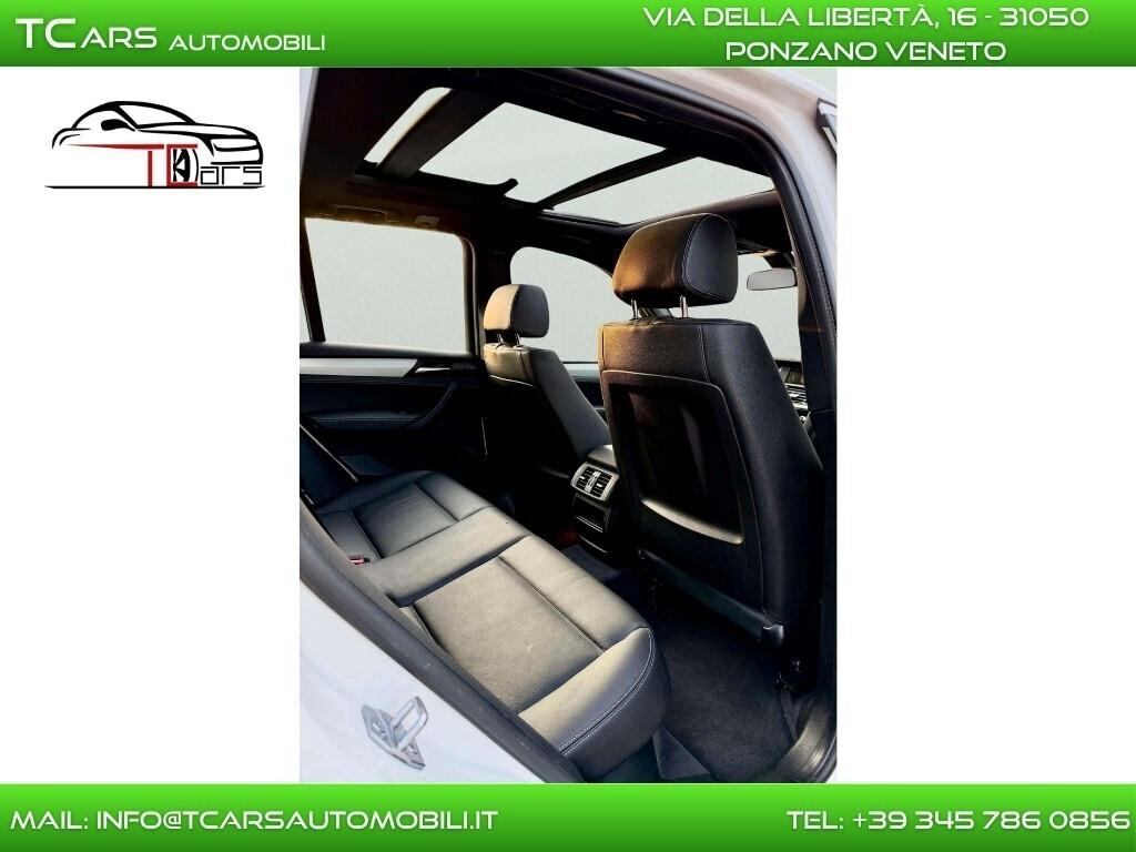 BMW X3 XDRIVE XLINE-KM CERTIFICATI-TETTO APRIBILE