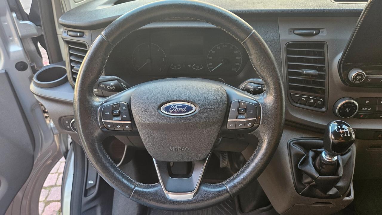Ford Transit Custom 320 2.0 TDCI 130 CV 8 POSTI - DOPPIO CLIMA-GANCIO