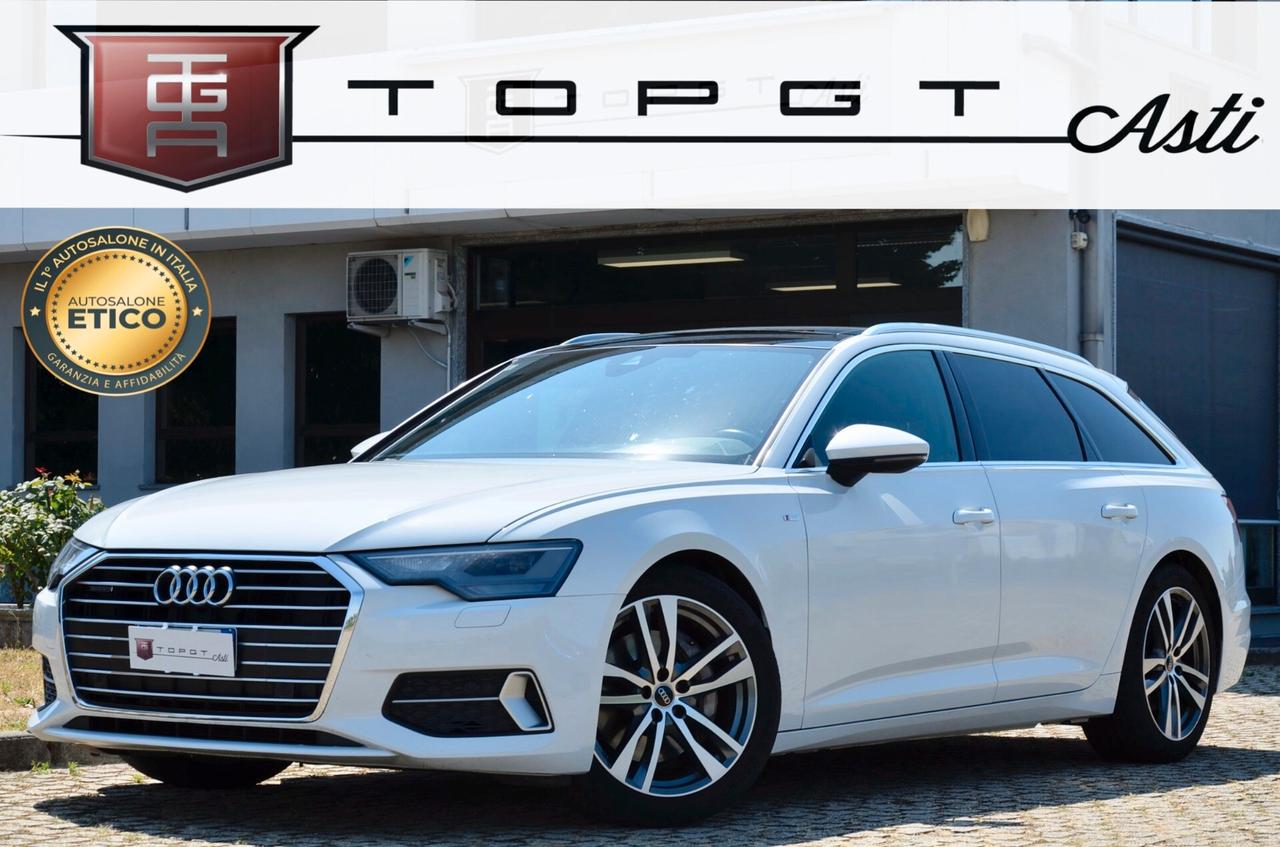 AUDI A6 AVANT 50 3.0 TDI MILD HYBRID S LINE INT+EXT QUATTRO 286cv TIPTRONIC, GARANZIA AUDI 3/28, UFF ITALIANA, EURO 6D, SERVICE AUDI, TETTO, FULL LED, PERMUTE