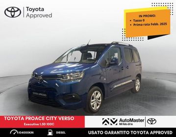 Toyota Proace City Verso 1.5D 100 CV S&S L1 D Executive