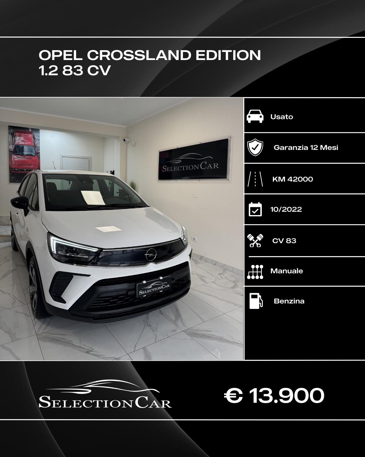 Opel Crossland 1.2 12V Start&Stop Edition