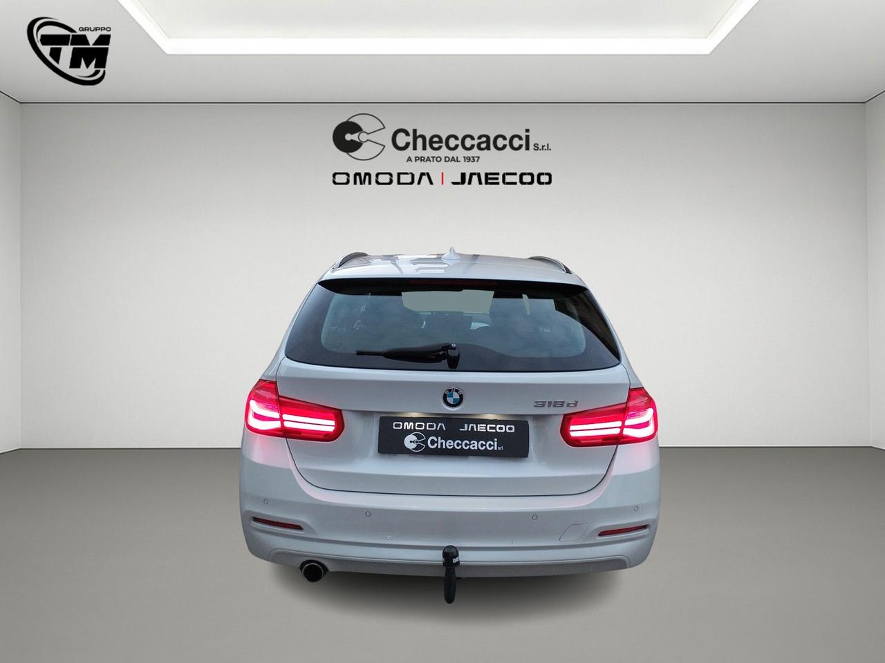 BMW 318 d Serie 3 F31 2018 Touring auto GANCIO TRAINO