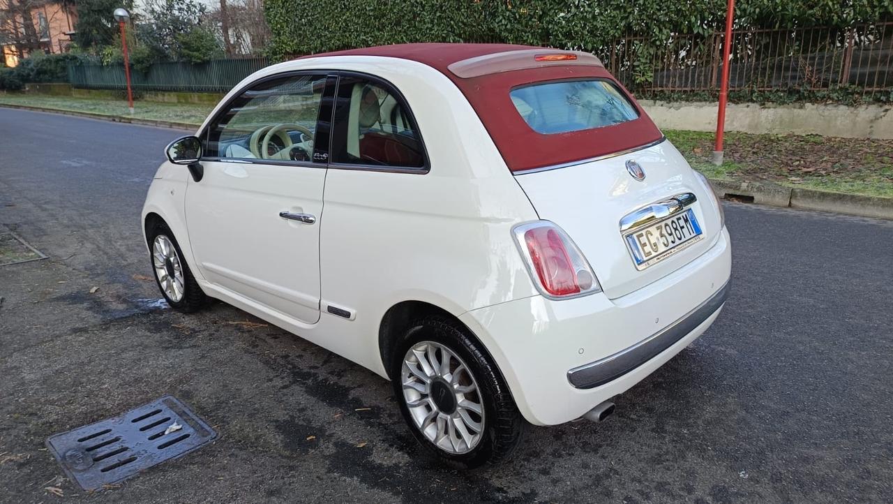 Fiat 500C 1.2 benzina anno 2012 cambio automatico Cabrio