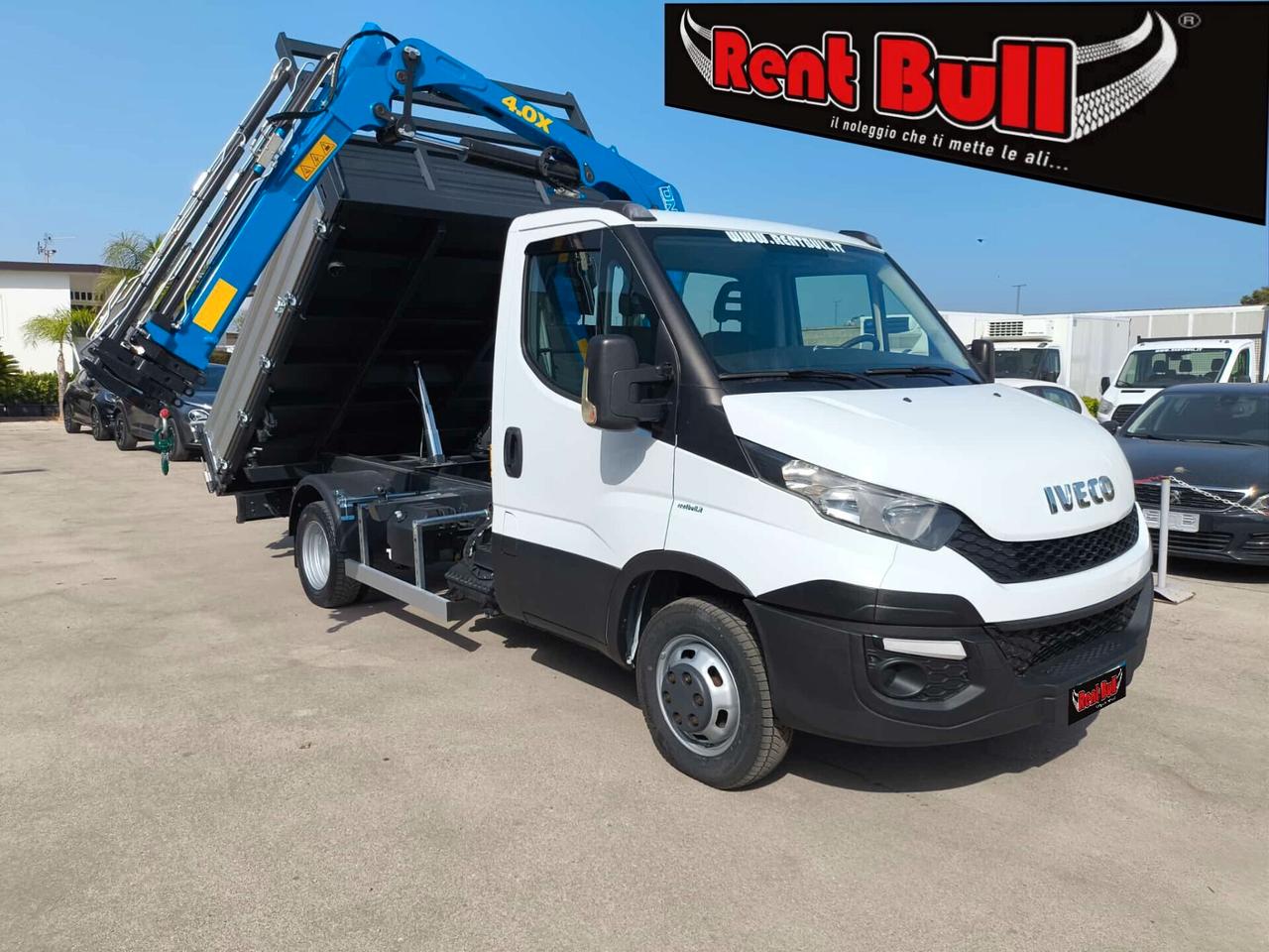 IVECO DAILY 3000 CC. 150 CV. CON GRU E RIBALTABILE NUOVO RIF:3325