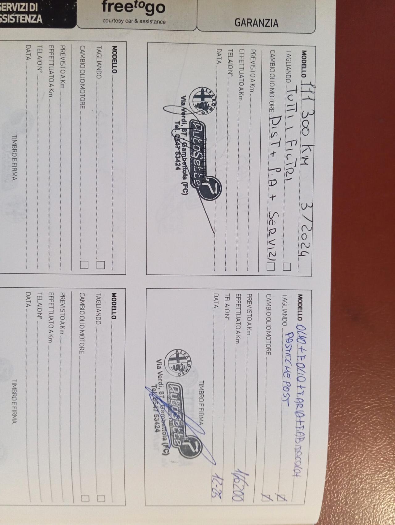 Alfa Romeo Giulietta 1.6 JTDm 120 CV RESTAYLING UNIPRO BEN TENUTA