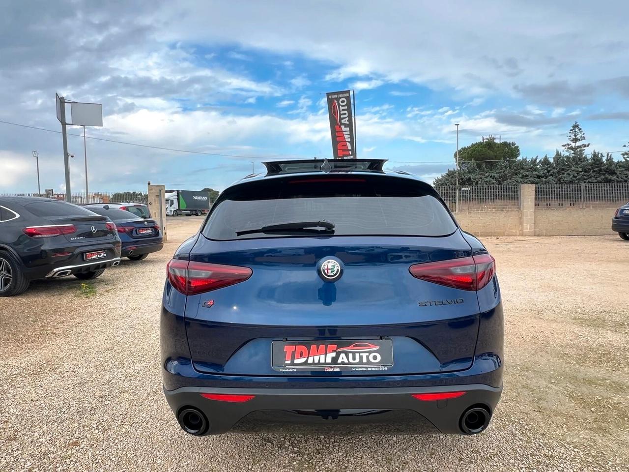 Alfa Stelvio 190 CV Q4 TETTO PANORAMICO APRIBILE