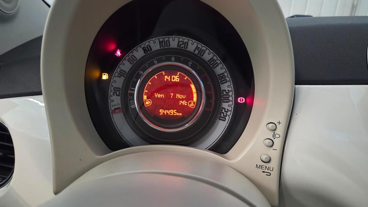 Fiat 500 1.2 GQ interni pelle