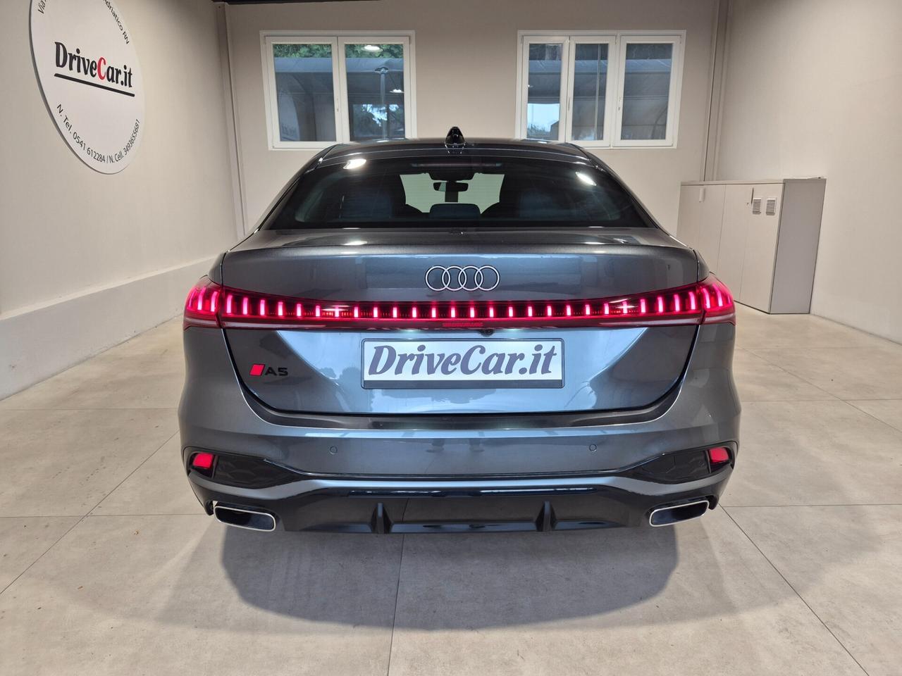 Audi A5 BERLINA 2.0 TFSI S LINE EDITION 204CV S-TRONIC MATRIX NAVI CARPLAY RETROCAM. ACC. AUTO UFFICIALE AUDI 1 PROPRIETARIO