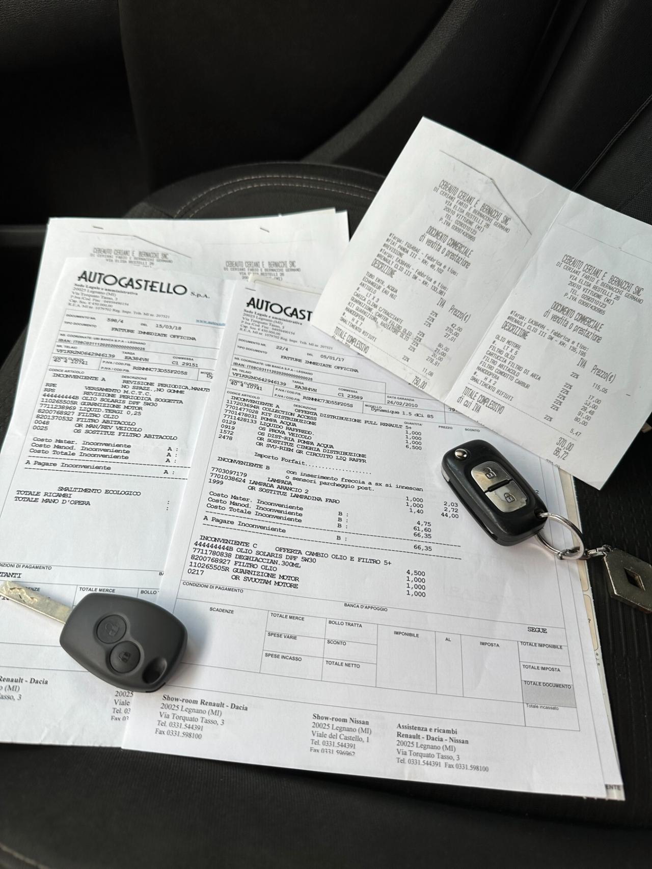 Renault Clio 1.5 Diesel, Unico propriet, lavori eseguiti casa madre, si neopat
