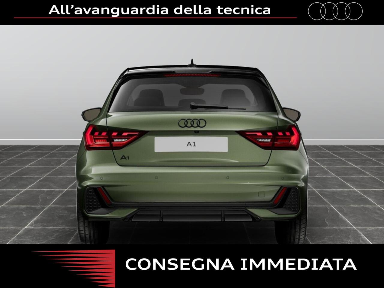 Audi A1 sportback 30 1.0 tfsi 116cv identity black s tronic