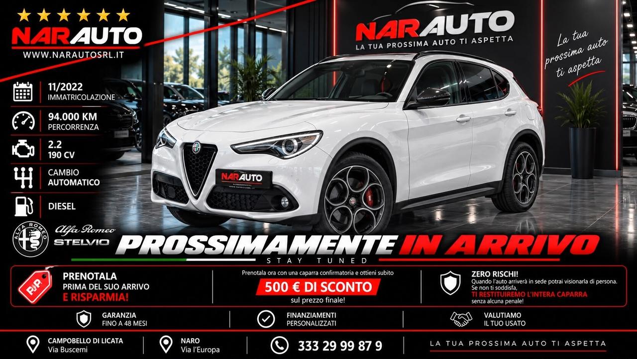 Alfa Romeo Stelvio 2.2 Turbodiesel 190 CV Q4 Sprint 2022