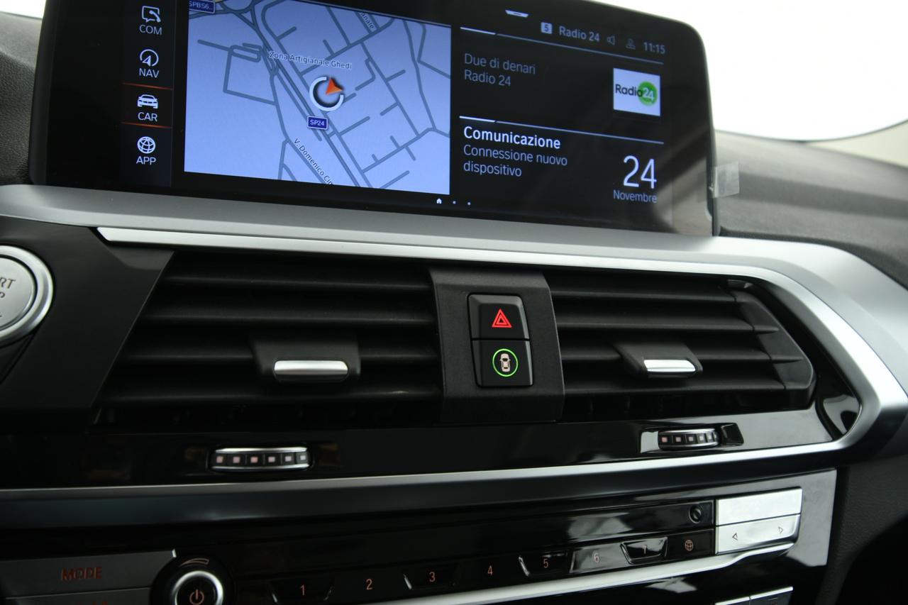 BMW X3 xdrive 20d mhev 48V auto GANCIO TRAINO+PELLE+C19"