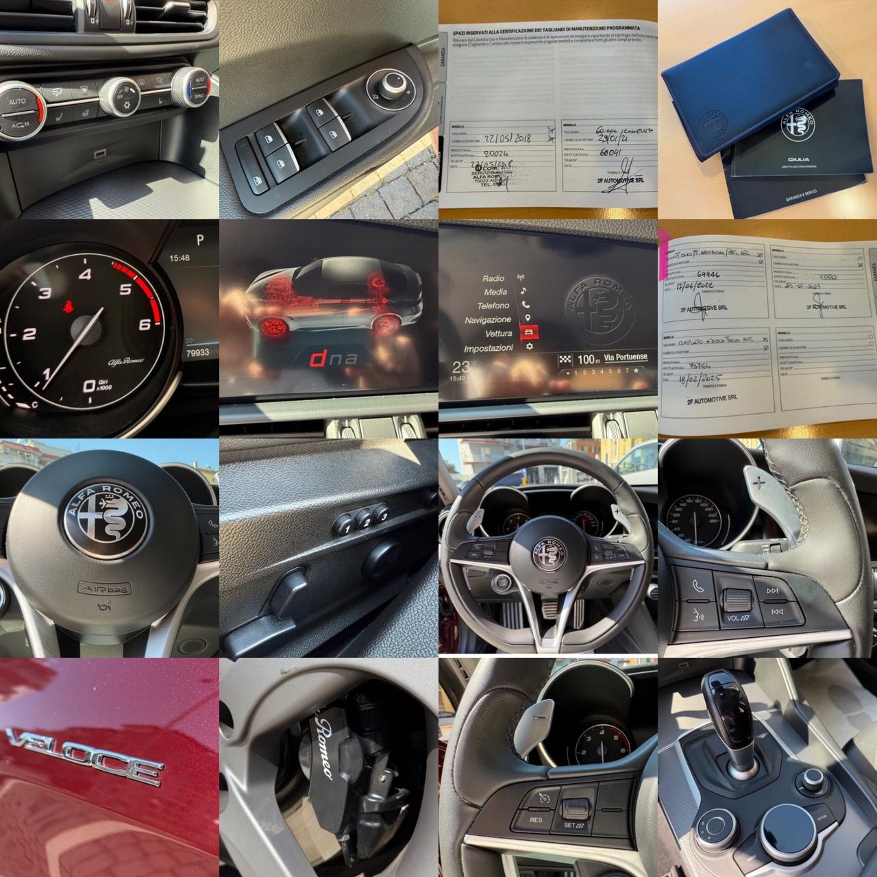 Alfa Romeo Giulia 2.2 t VELOCE Q4 210cv - BELLISSIMA !!
