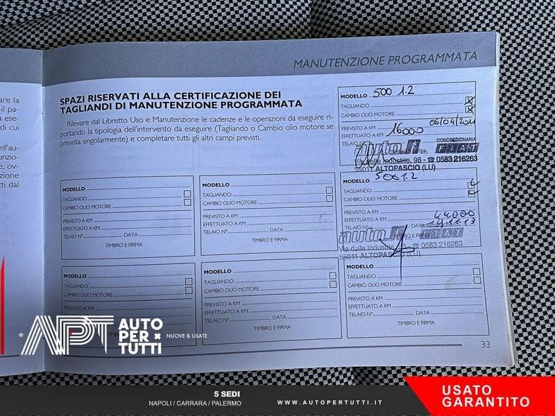 FIAT 500 500 1.2 Lounge 69cv