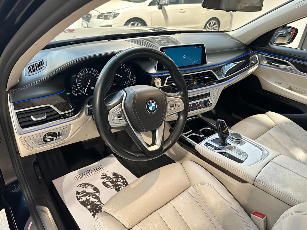 Bmw 725 725d Luxury - Luci Ambiente PELLE BIANCA