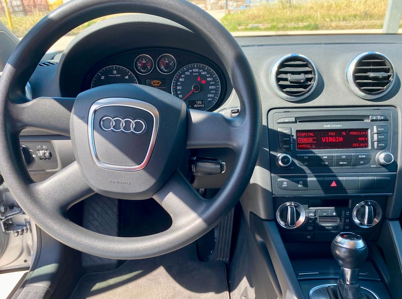 Audi A3 SPB 1.6 TDI 105 cv. CR S-Tronic Ambition