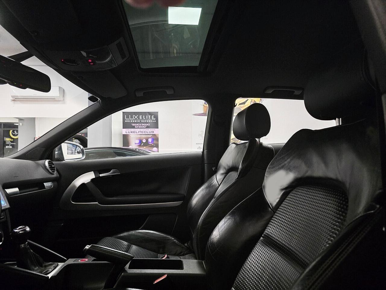 Audi A3 II 3P 2.0 tfsi QUATTRO 265cv FRIZIONE + VOLANO NUOVI €3500_GARANZIA 12 MESI _ FULL OPTIONAL_TETTO_AUDIO BOSE