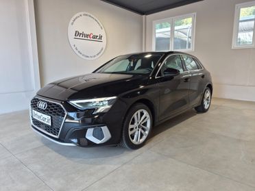 Audi A3 SPB 35 1.5 TFSI MHEV S-TRONIC LED APPLE CAR PLAY/ANDROID AUTO ACC RICARICA WIRELESS SEDILI SPORTIVI RISCALDABILI