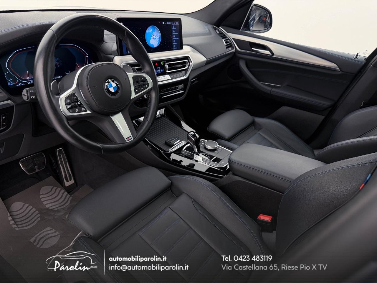 BMW X3 xDrive30d mhev 48V MSport Tetto-Pelle-ACC-360°