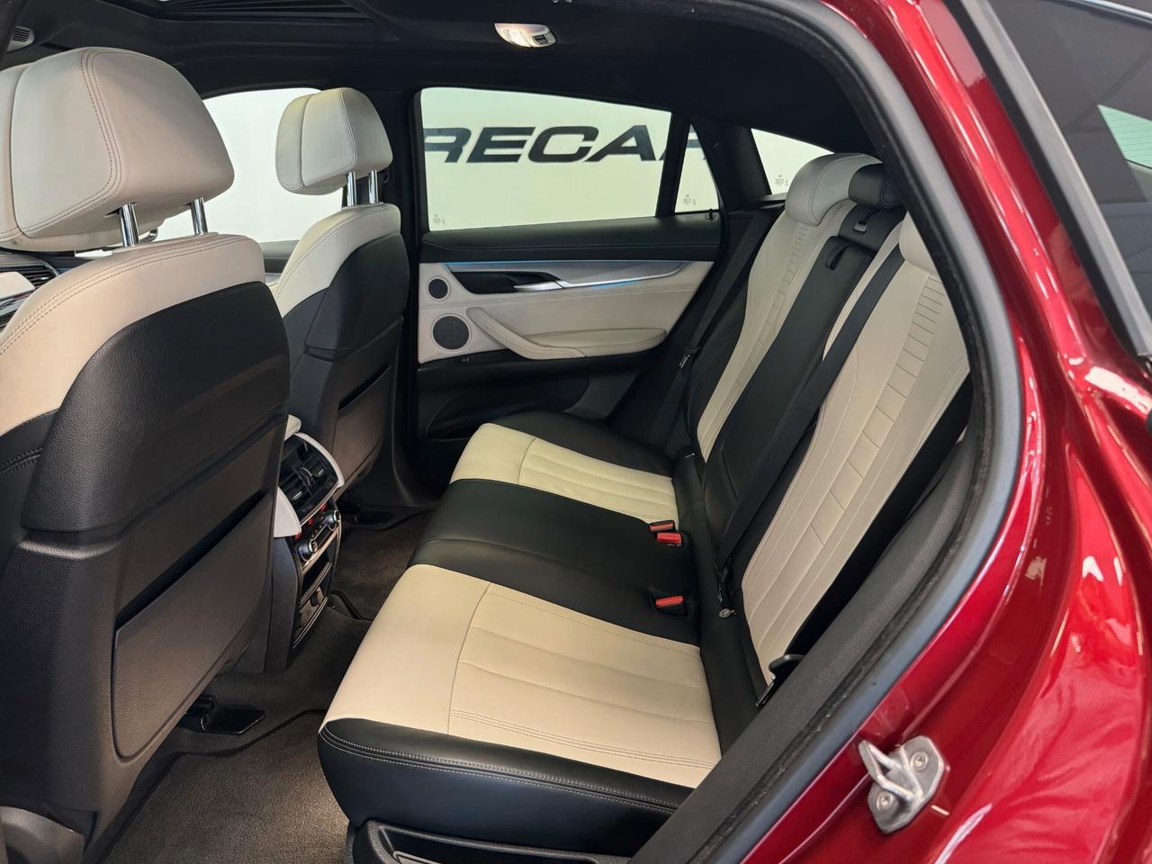 Bmw X6 xDrive30d 258CV Msport FLAMENCO RED INTERNI INDIVIDAUL TAGLIANDI