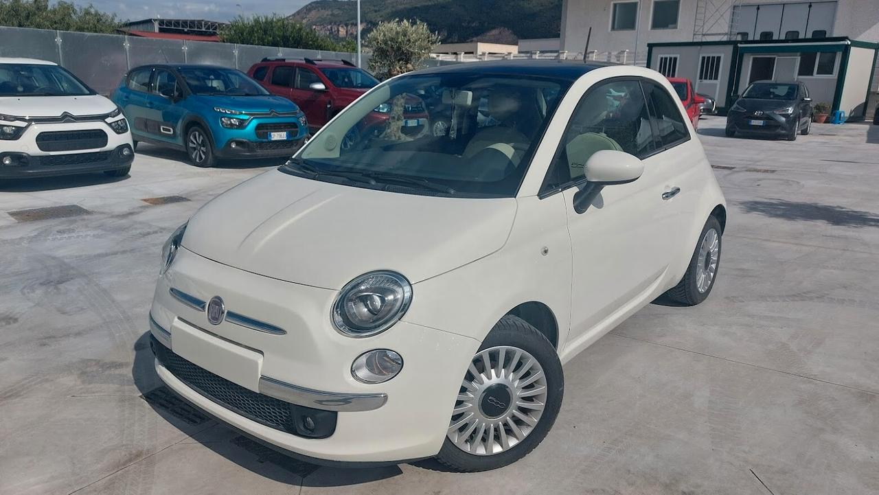 Fiat 500 1.2 Lounge 2015 con tetto panoramico