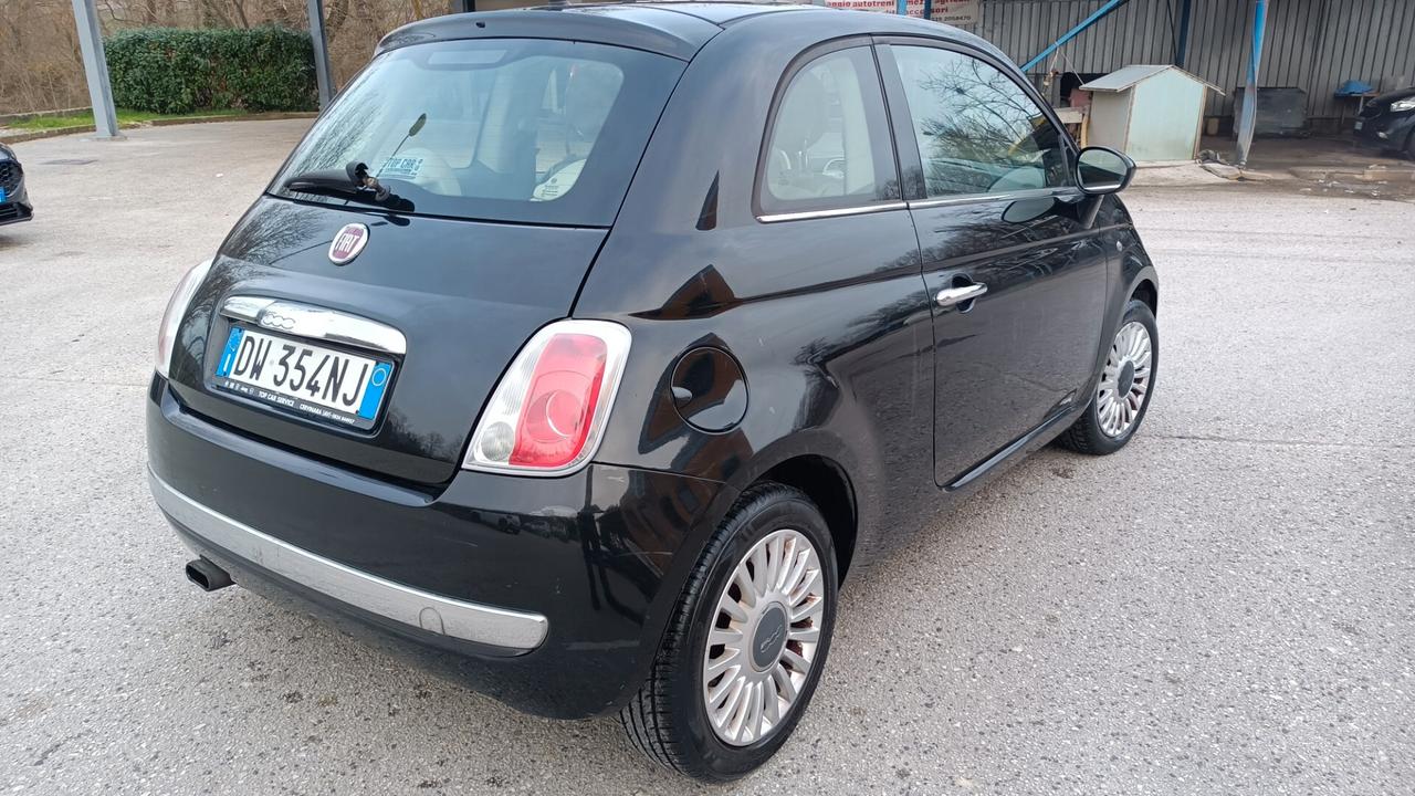 Fiat 500 1.2 benzina Lounge anno 2009