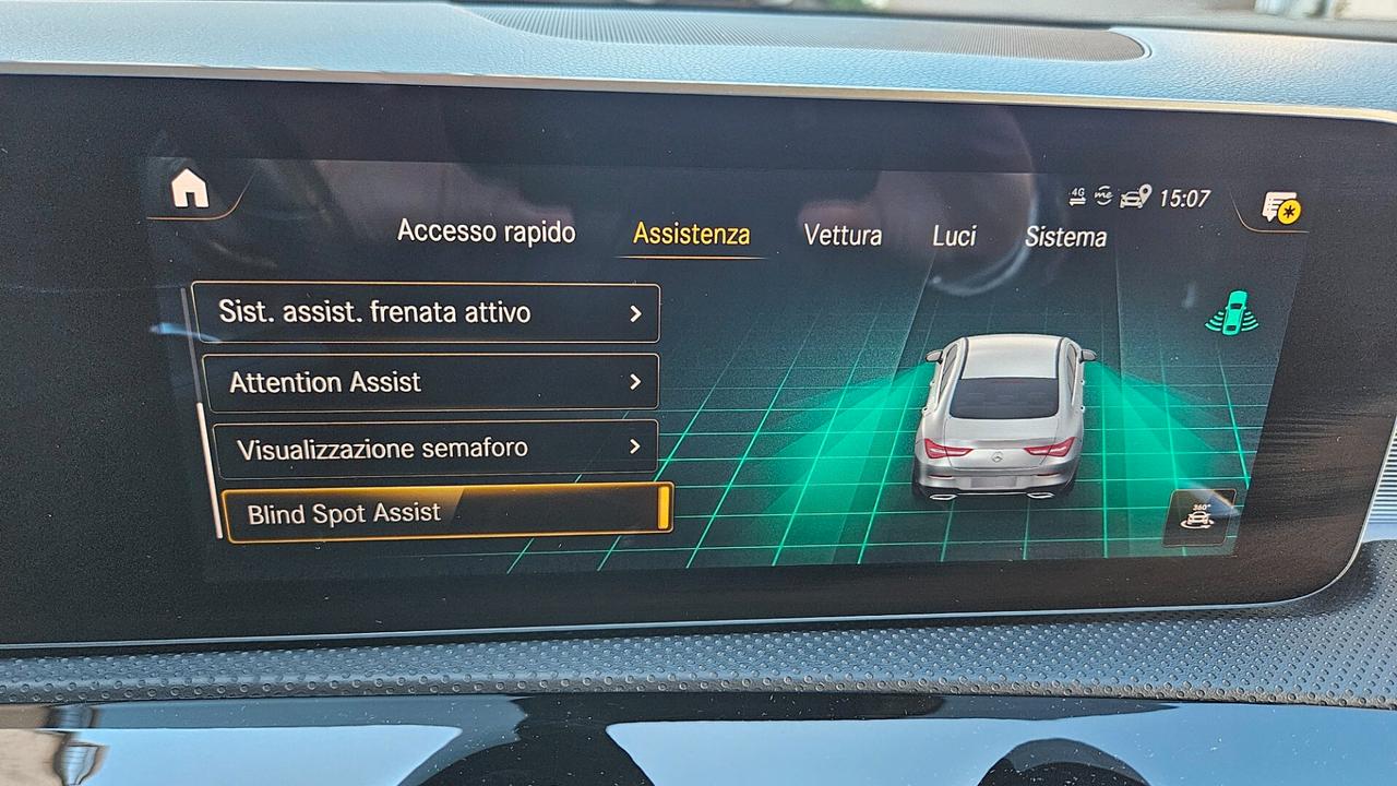 Mercedes-benz CLA 200 Coupe Premium AMG auto 163CV NAVY-CAM-SED.RISC