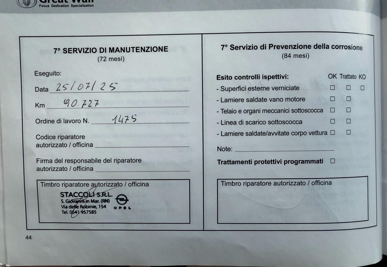 Great Wall Motor Steed 5 DC 2.0 TDI 4x4/NO IVA/KM DOC/COPRI BAULE RIGIDO