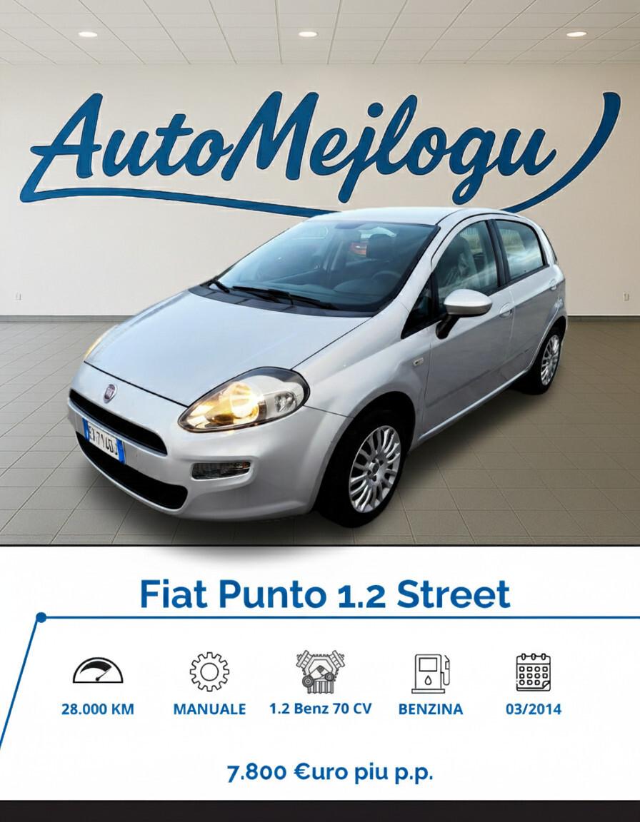 Fiat Punto 1.4 S&S 8V 5 porte Street