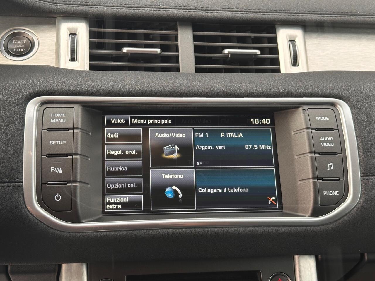 Range Evoque 2.2 TD4 150CV Pure Tech AUTOMATICO