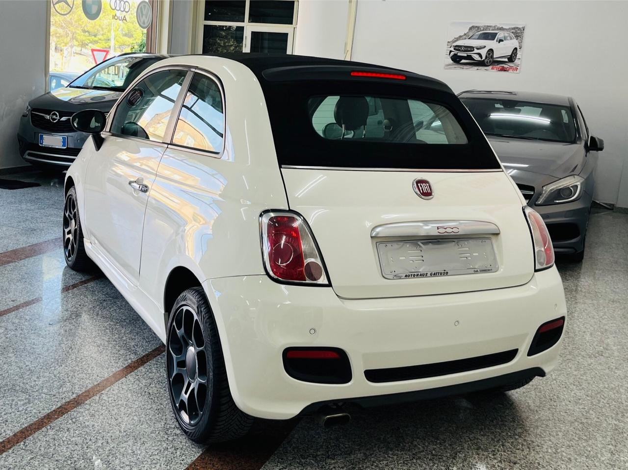 Fiat 500S cabrio 1.2 benzina 69cv anno 2014