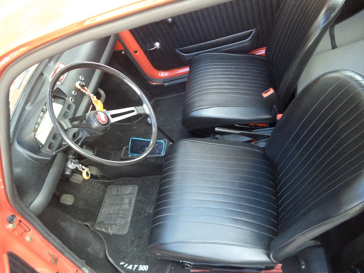 FIAT 500L ORANGE DEL 1970 CON 21000 KM PERFETTA