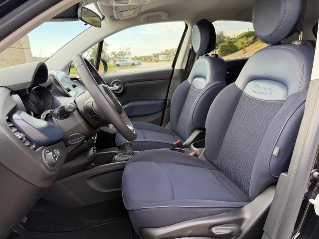 FIAT 500X 1.3 MJET 95CV CLUB+NAVI CARPLAY+CERCHI+PELLETEX