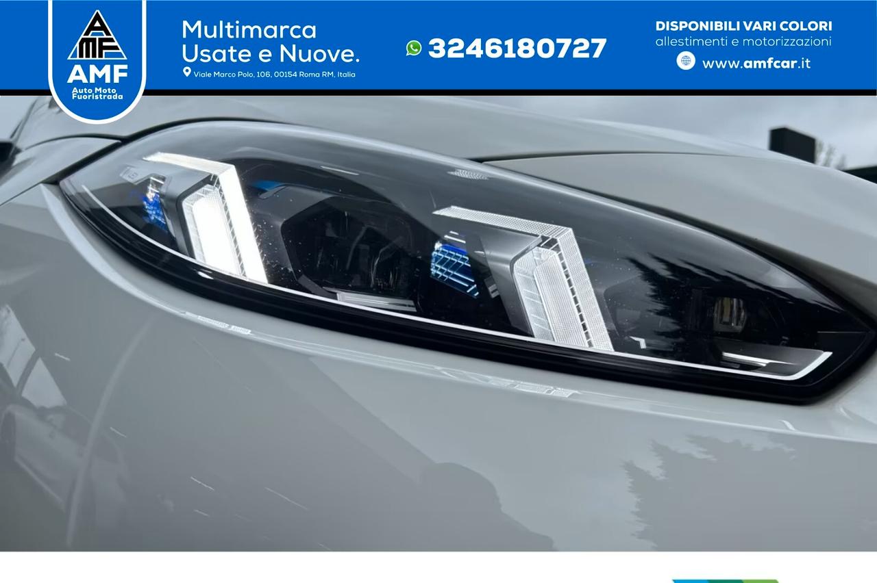 BMW 118d, M Sport, Live Cockpit Plus, telecamera posteriore, DAB, 18"