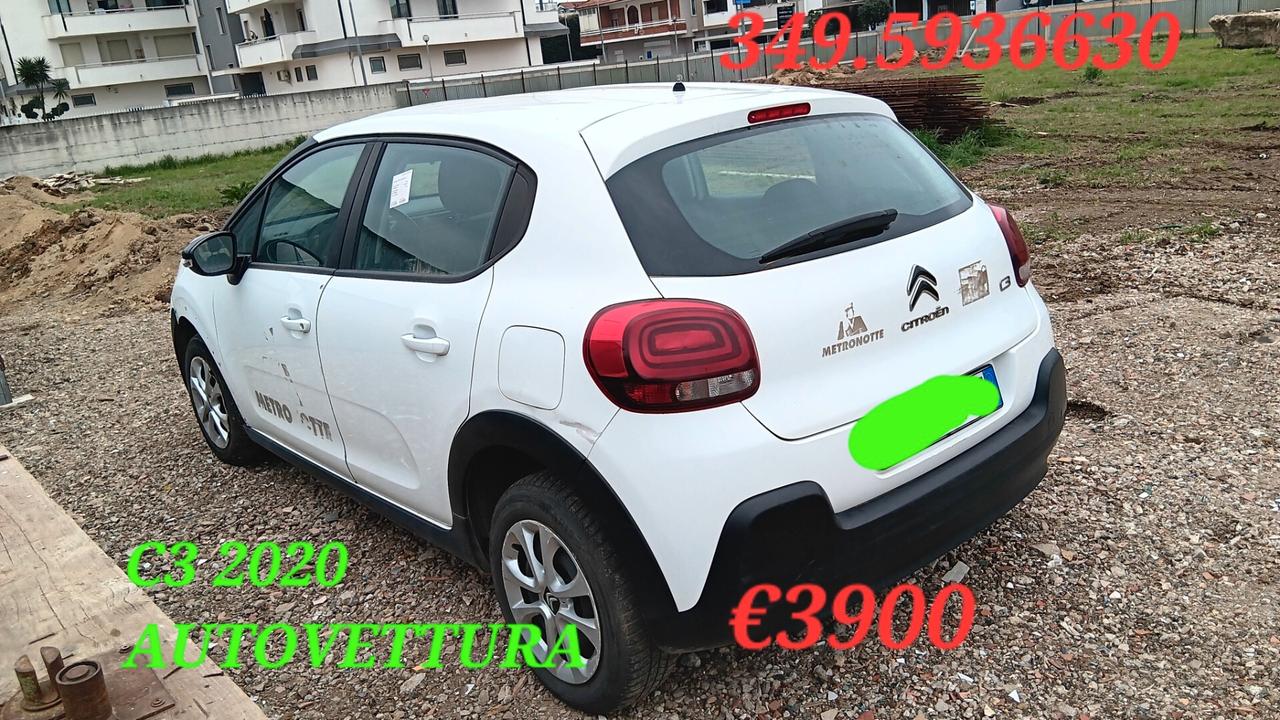 Citroen C3 AUTOVETTURA INCIDENTATA SINISTRATA MONDIALCARS 020