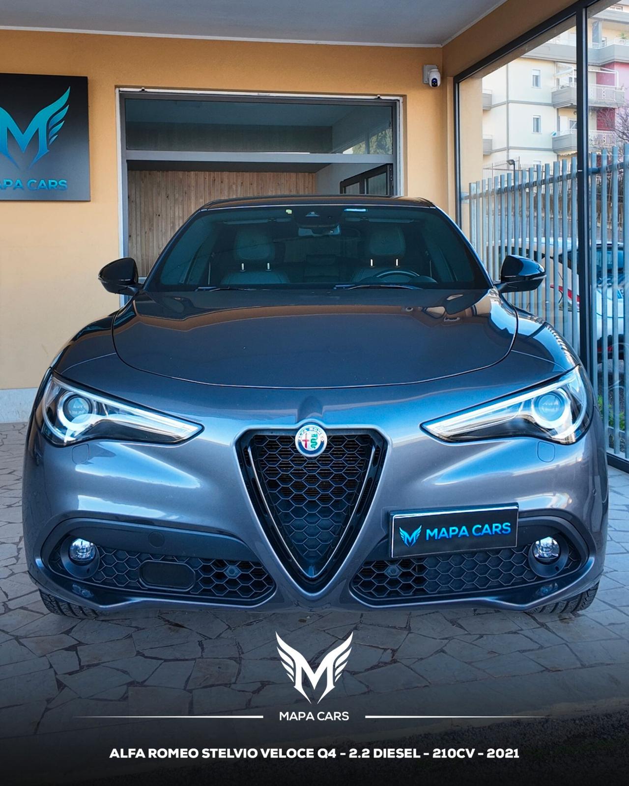 Alfa Romeo Stelvio 2.2 Turbodiesel 210 CV AT8 Q4 Veloce