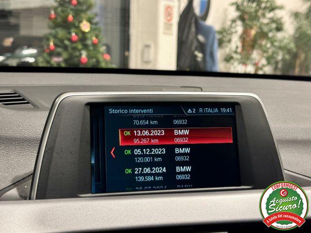 BMW X1 sDrive16d Advantage *NEOPATENTATI*TAGLIANDI BMW*