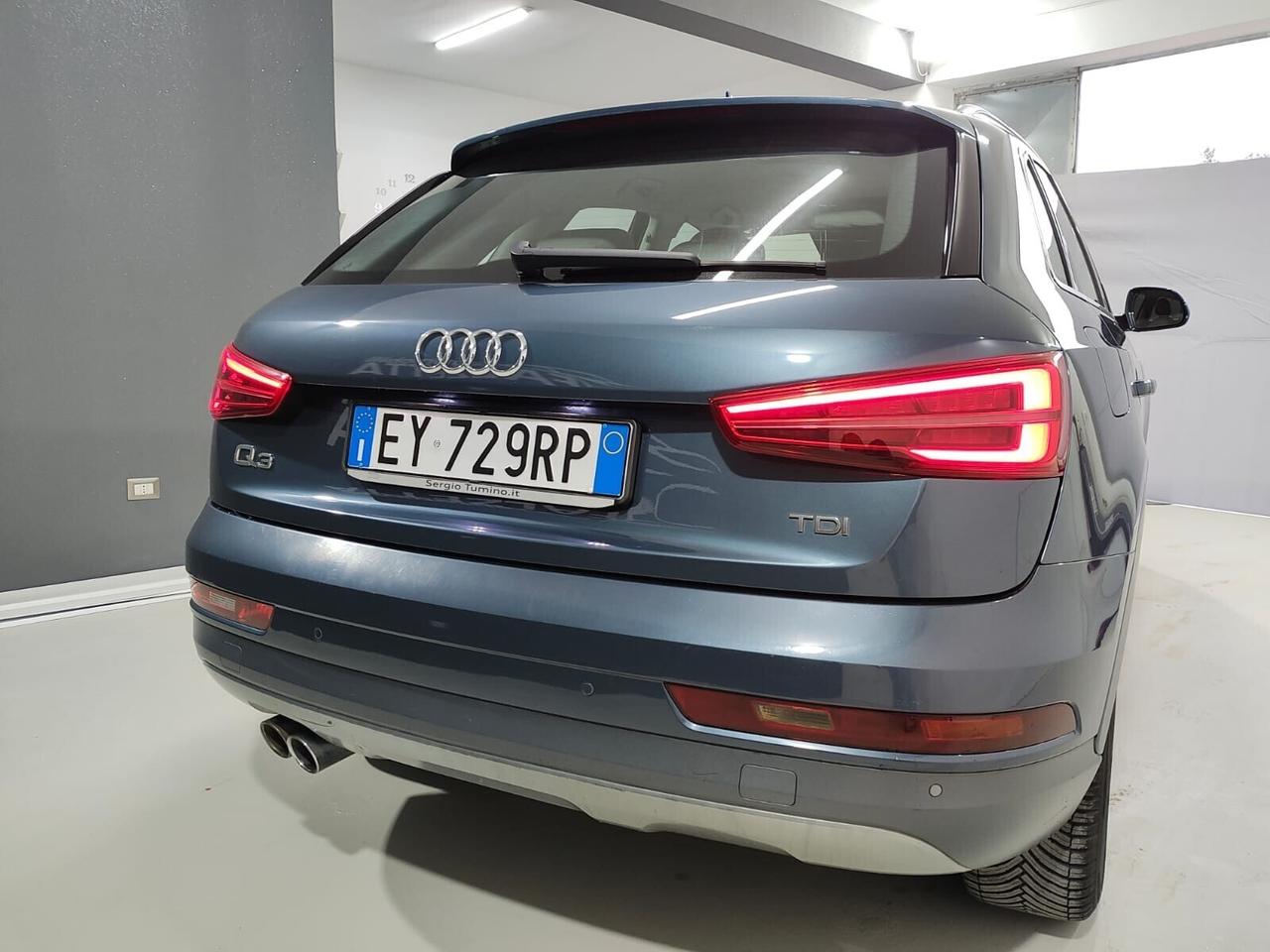 Audi Q3 2.0 TDI 150 CV km certificati unica propri