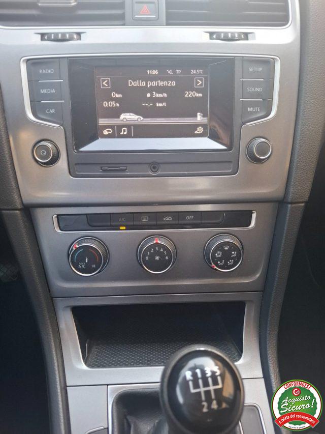 VOLKSWAGEN Golf Variant 1.6 TDI 90 CV Trendline BlueMotion Technology